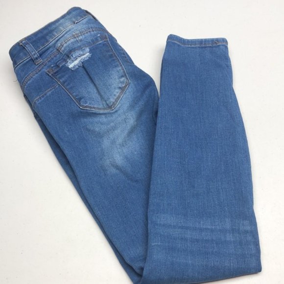 STRETCH WAX JEAN BUTT I LOVE YOU SKINNY 9/30x28 😎 - Picture 5 of 11